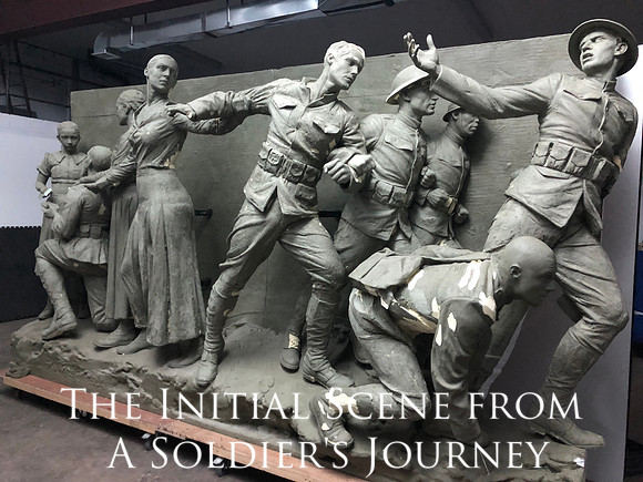 The initial scene of A Soldier's Journey