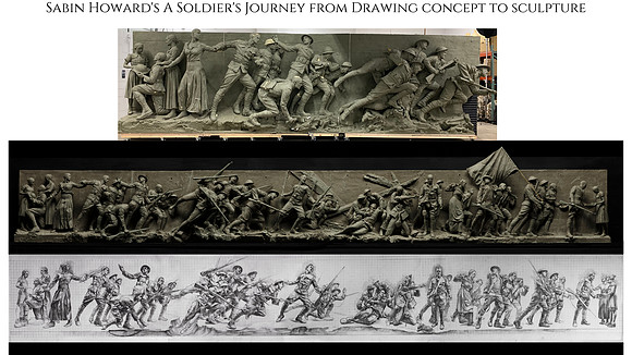 Sabin Howard's A Soldier's Journey from concept to sculpture